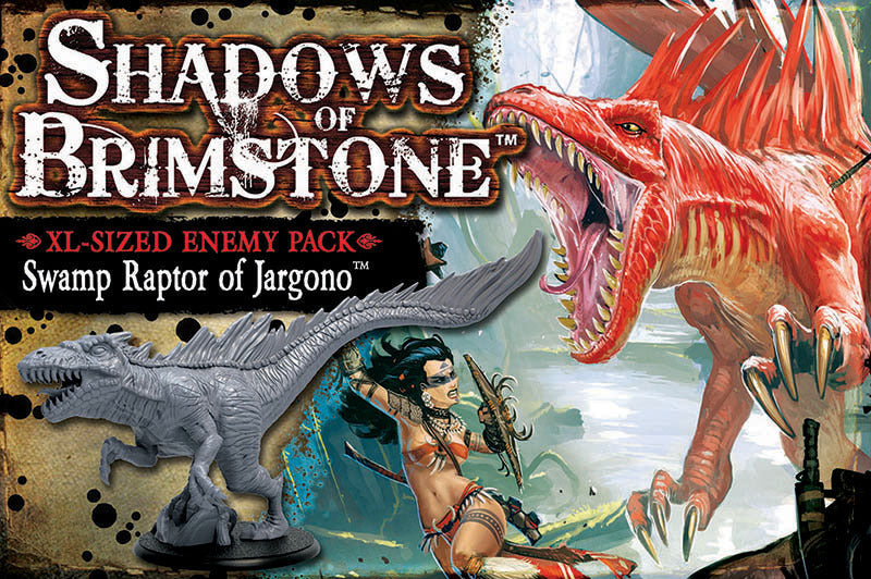 Shadows of Brimstone: Swamp Raptor XL Enemy Pack (ONLINE ORDER ONLY)