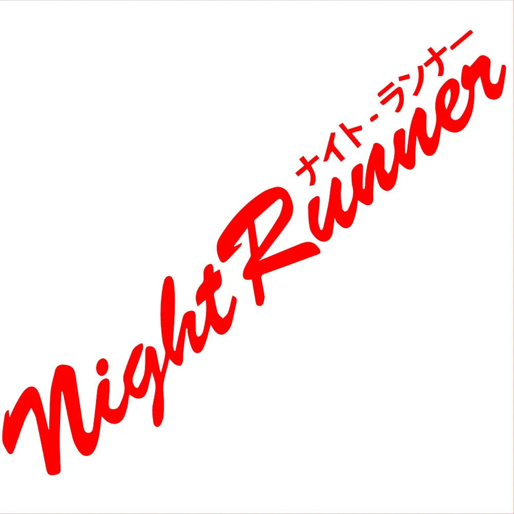 Night Runner Car Sticker Japanese Decals JDM Stand Drifts Racing Spirit Animated Body Shapes Decorated Vinyl Decals (ONLINE ORDER ONLY)