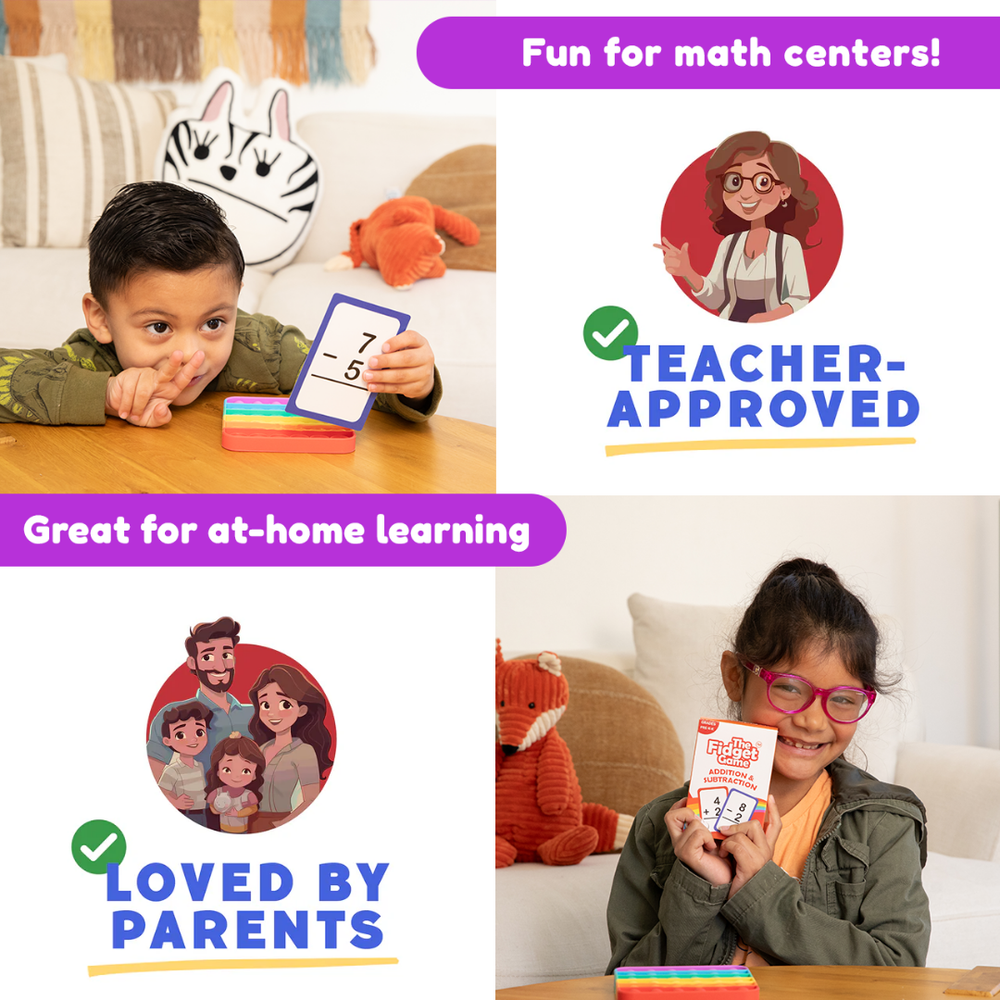Pre-K & Kindergarten Addition & Subtraction Card Pack (Online Order Only)