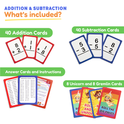Pre-K & Kindergarten Addition & Subtraction Card Pack (Online Order Only)