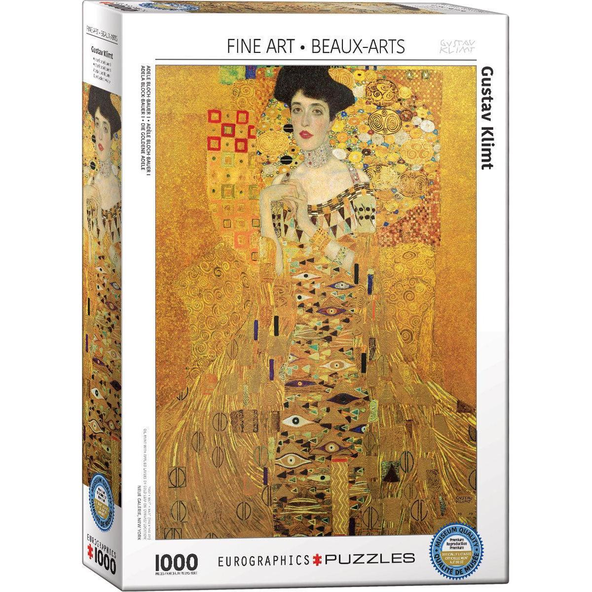 Adele Bloch-Bauer I by Gustav Klimt 1000 Piece Jigsaw Puzzle Eurographics (ONLINE ORDER ONLY)