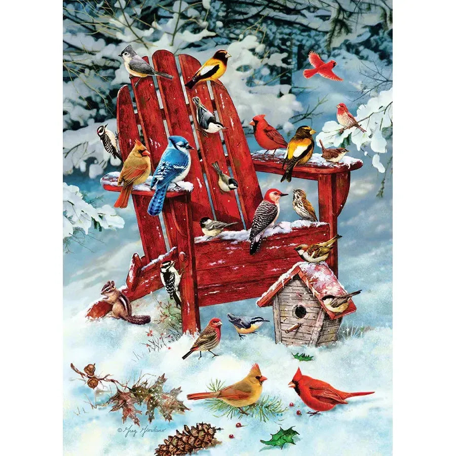 Adirondack Birds 1000 Piece Jigsaw Puzzle Jack Pine (ONLINE ORDER ONLY)