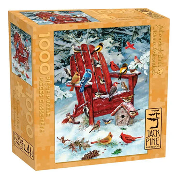 Adirondack Birds 1000 Piece Jigsaw Puzzle Jack Pine (ONLINE ORDER ONLY)