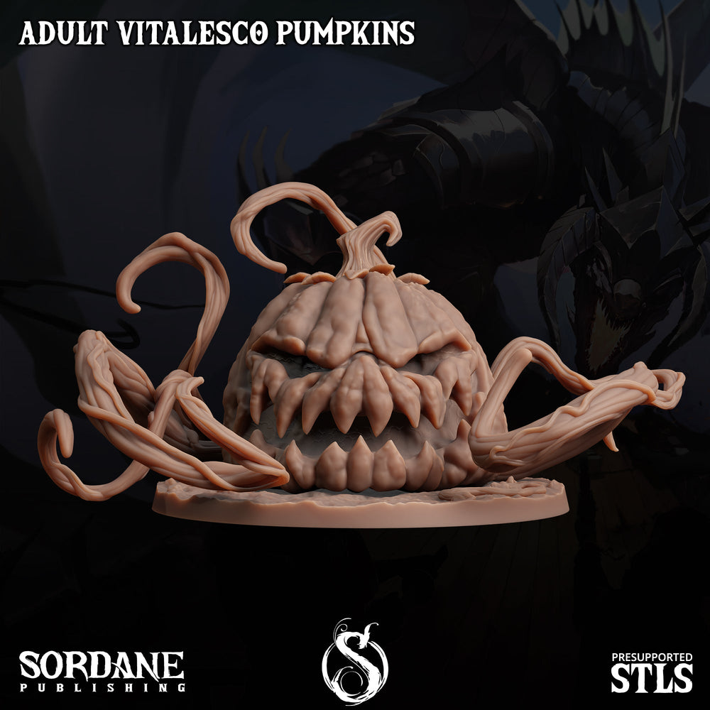 3D Printed Sordane Publishing Adult Vitalesco Pumpkins 28 32mm D&D (Online Only)