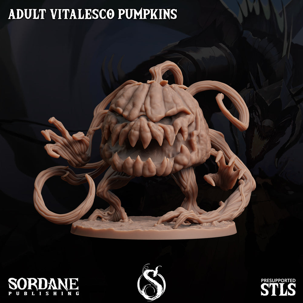 3D Printed Sordane Publishing Adult Vitalesco Pumpkins 28 32mm D&D (Online Only)
