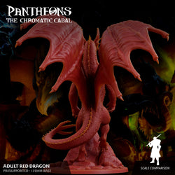 3D Printed Sordane Publishing Adult Red Dragon Pantheons The Chromatic Cabal 28 32mm D&D (Online Only)