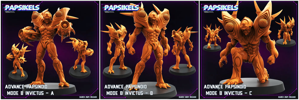 3D Printed Papsikels Advance Papsinoid Mode B Invictus Set 28mm 32mm (Online Only)