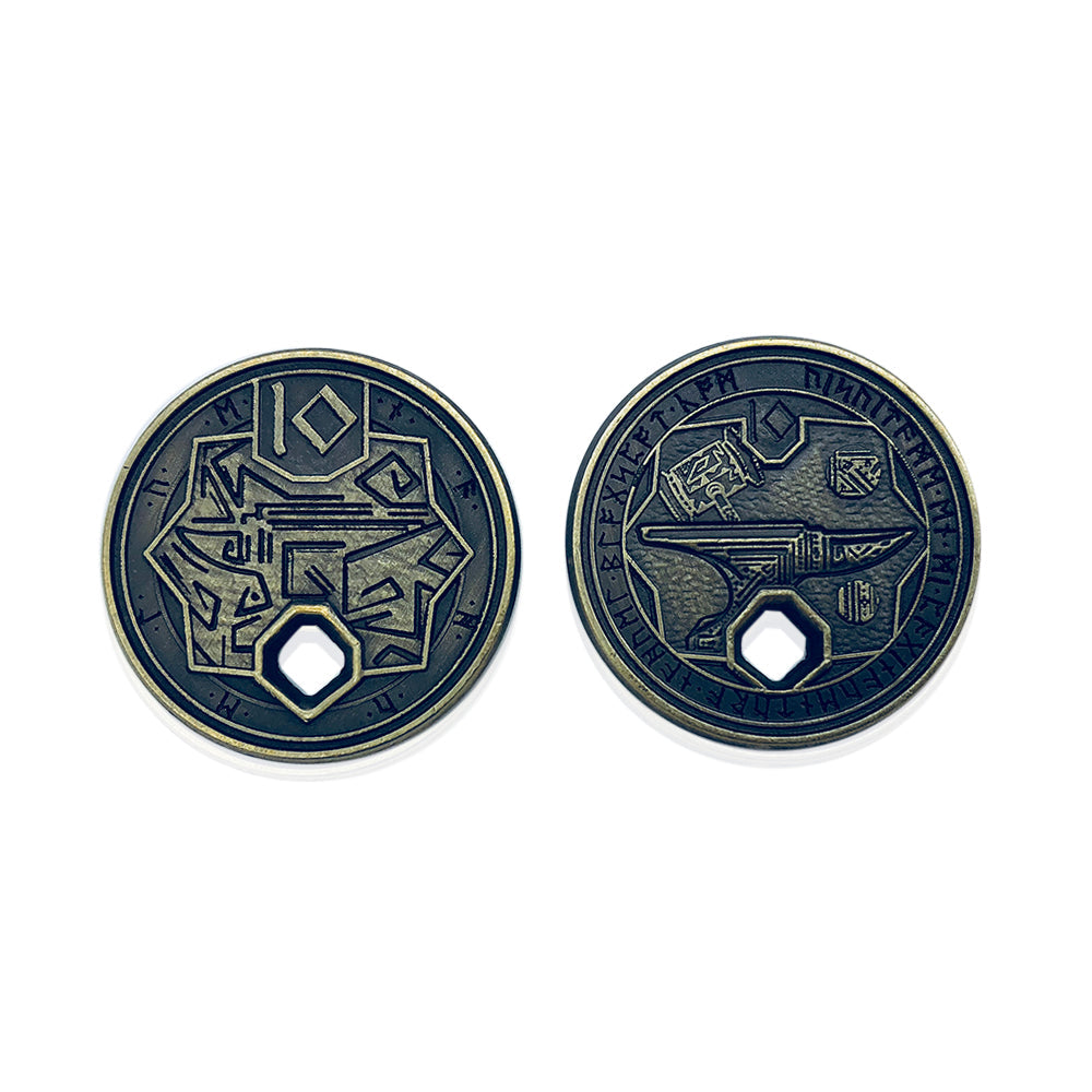 Adventure Coins – Dwarven Metal Coins Set of 10 (Online Only)
