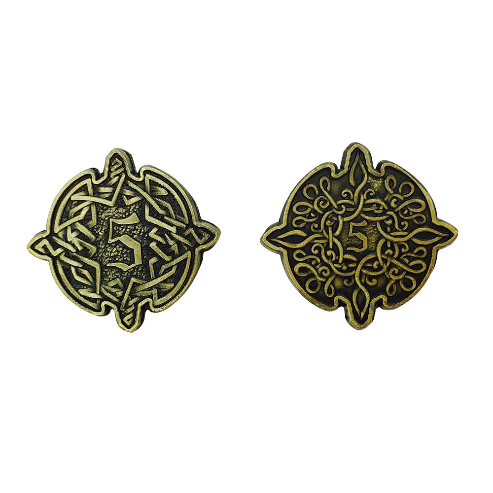 Adventure Coins – Elven Metal Coins Elf Set of 10 (Online Only)