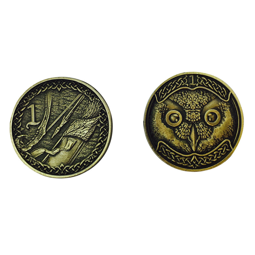 Adventure Coins – Elven Metal Coins Elf Set of 10 (Online Only)
