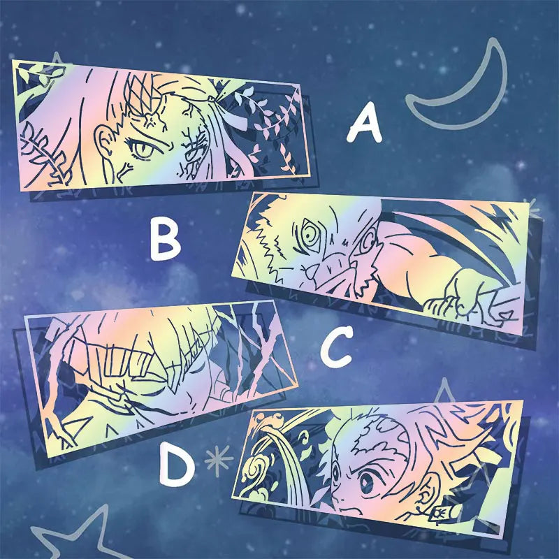 Cartoon Car Sticker Laptop Computer Slayers Anime Stickers Personality The Window Decoration Waterproof  Vinyl Decals (ONLINE ORDER ONLY)