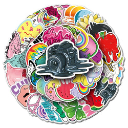 Aesthetic Cartoon Graffiti Stickers for Laptop Phone Fridge Notebook Suitcase (ONLINE ORDER ONLY)