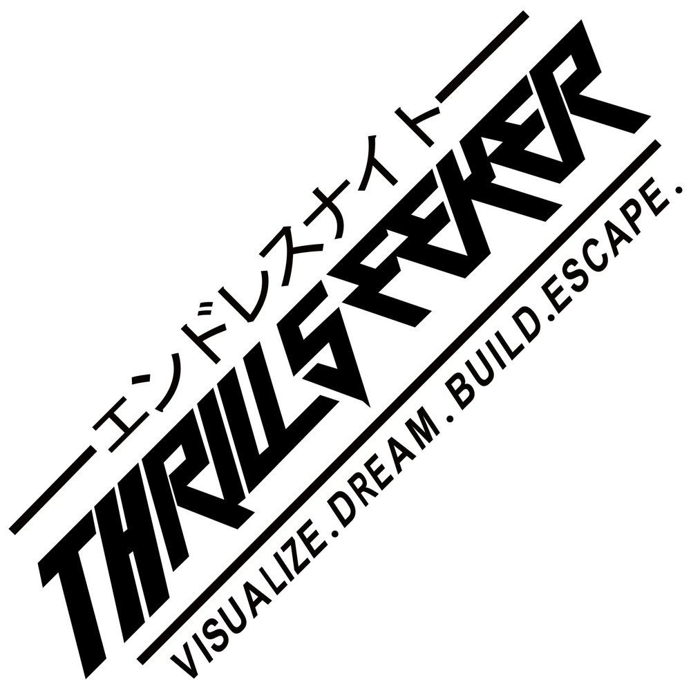 THRILL SEEKER Car Stickers JDM Windshield Banner Motivation Dream Build Escape After The File Glass Decoration Vinyl Decals (ONLINE ORDER ONLY)