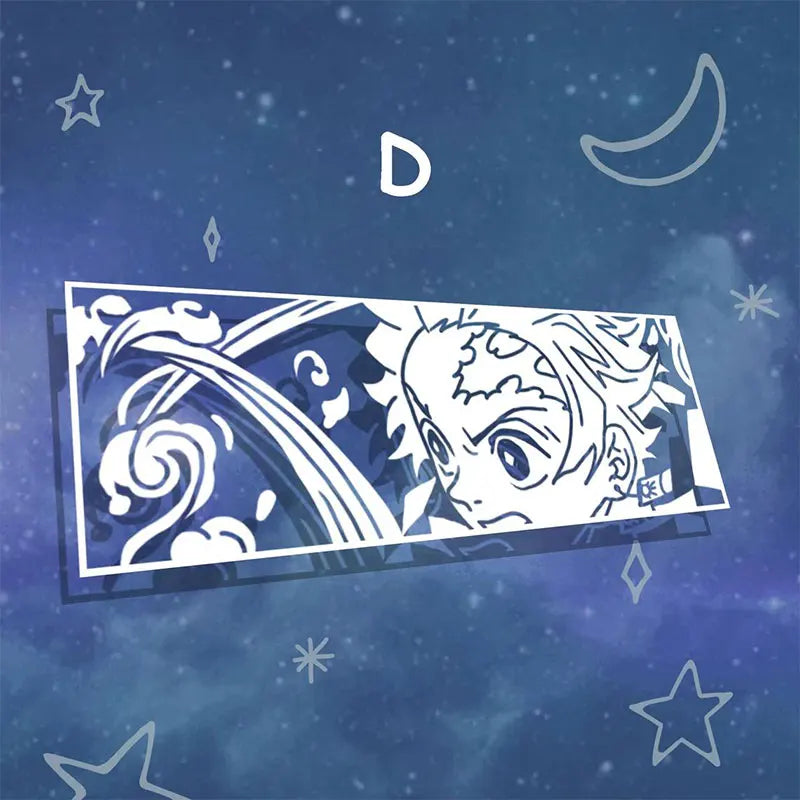 Cartoon Car Sticker Laptop Computer Slayers Anime Stickers Personality The Window Decoration Waterproof  Vinyl Decals (ONLINE ORDER ONLY)