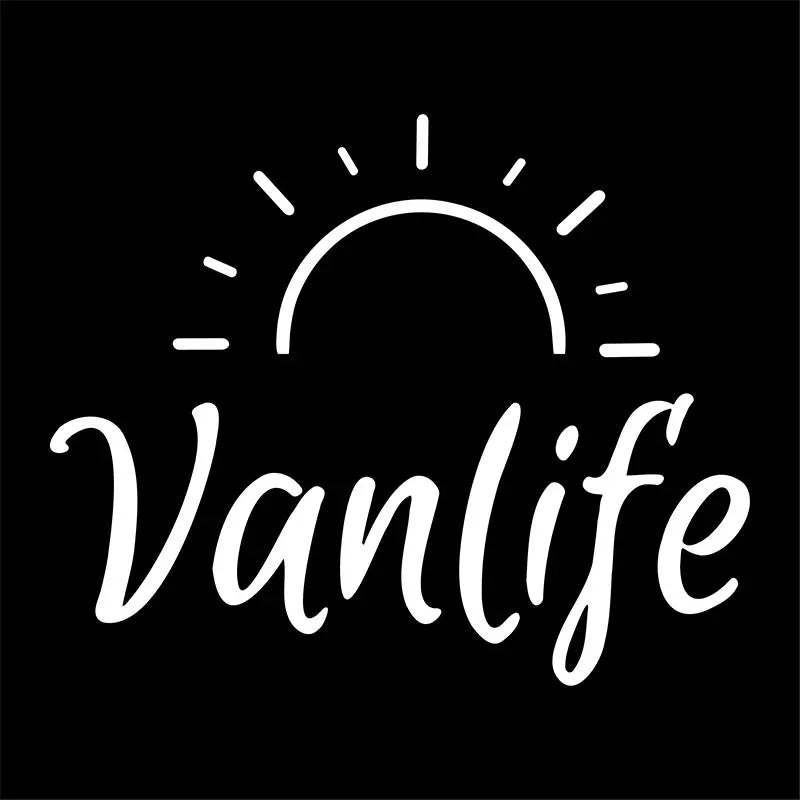 Vanlife Car Stickers For Sun Camping, Reflective Vinyl Decals For Personality Decoration, Suitable For Rv, Off-Road (ONLINE ORDER ONLY)