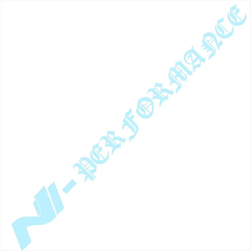 N Performance Car Sticker Windshield Shape I30N Nthusiast CD 109DB Character Sports Style Letters Stickers Vinyl Decals (ONLINE ORDER ONLY)