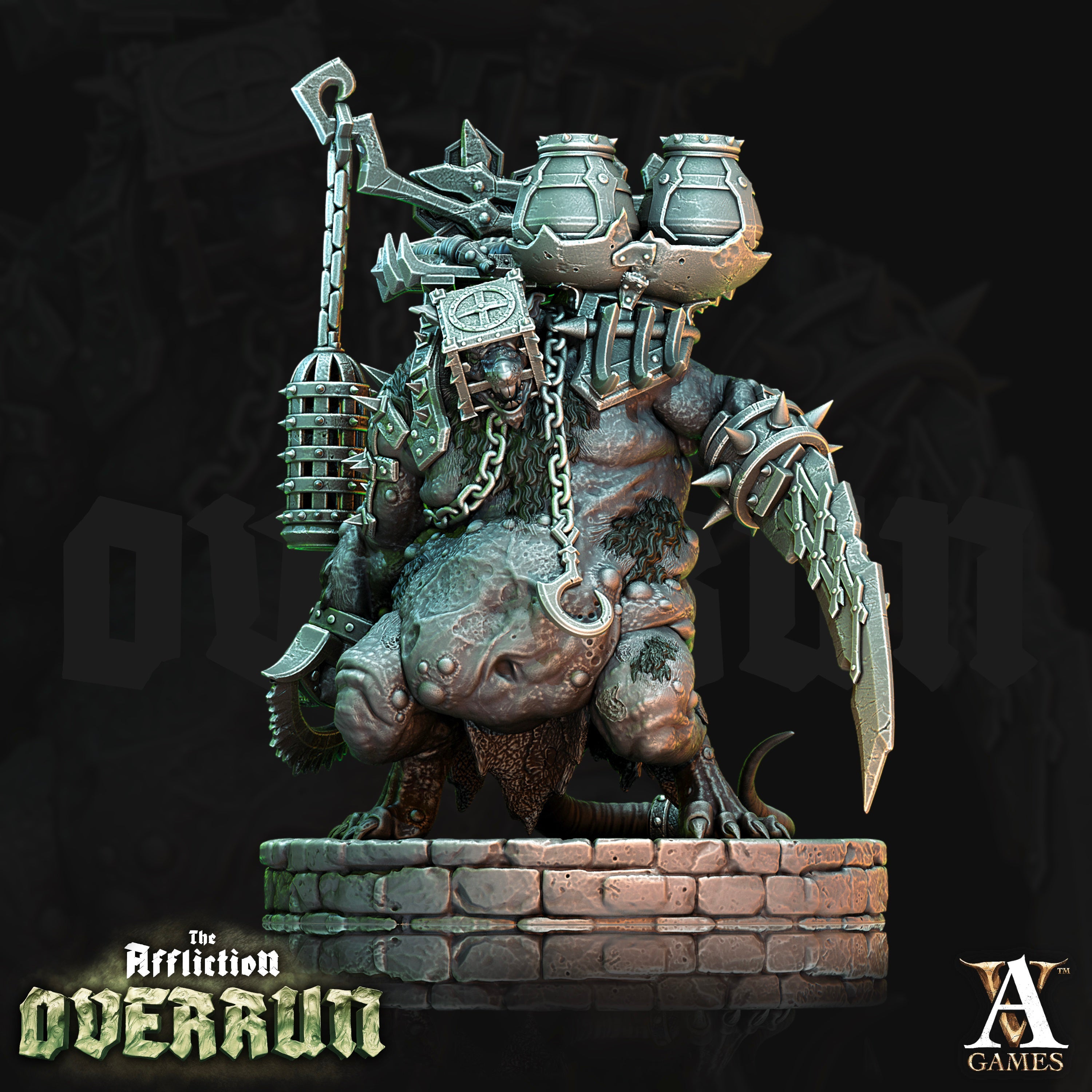 3D Printed Archvillain Games Affliction Overrun - Beleaguer 28mm 32mm D&D (Online Only)