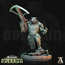 3D Printed Archvillain Games Affliction Overrun - Rat Arbalesters 28mm 32mm D&D (Online Only)