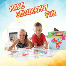 Africa & Middle East GeoPuzzle 65 Piece Jigsaw Puzzle Geotoys (ONLINE ORDER ONLY)