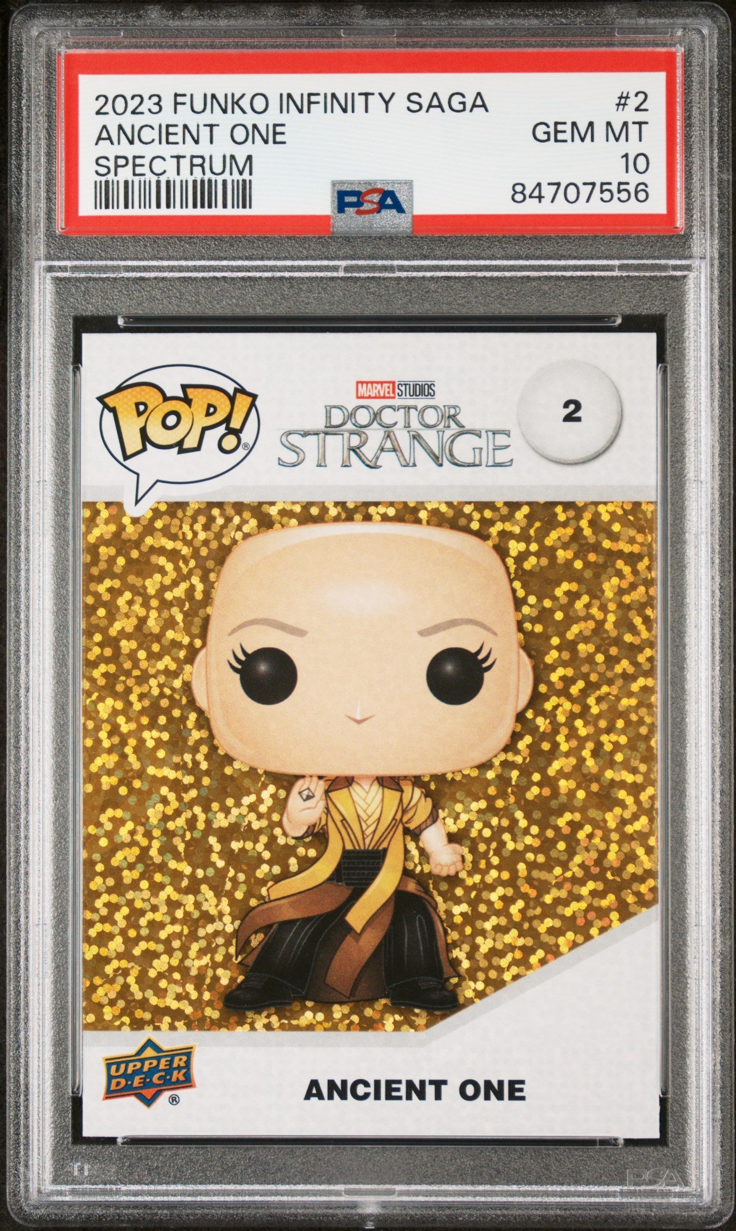 2023 UPPER DECK FUNKO POP MARVEL  ANCIENT ONE SPECTRUM #2  PSA 10 (Online Order Only)