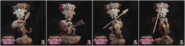 3D Printed Archvillain Games Agama Sundancers Old World Agama Rising 28 32mm D&D (Online Only)