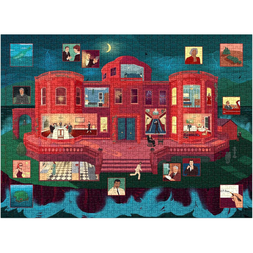 Agatha Christie & Then There Were None 1000 Piece Jigsaw Puzzle Laurence King