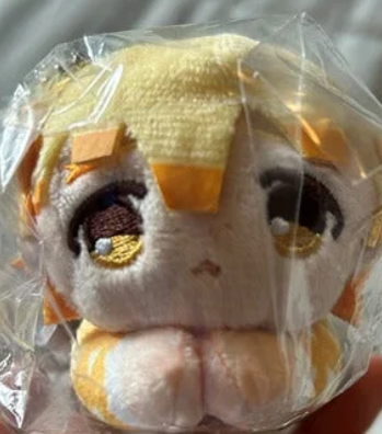 Agatsuma Zenitsu Hug Chara Plush Mascot from Demon Slayer