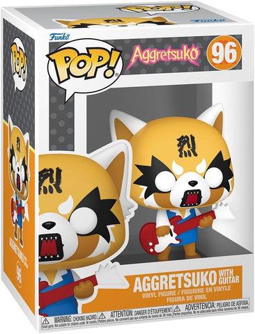 Sanrio Aggretsuko with Guitar Funko Pop! Vinyl Figure #96 with Funko Protector (Online Order Only)