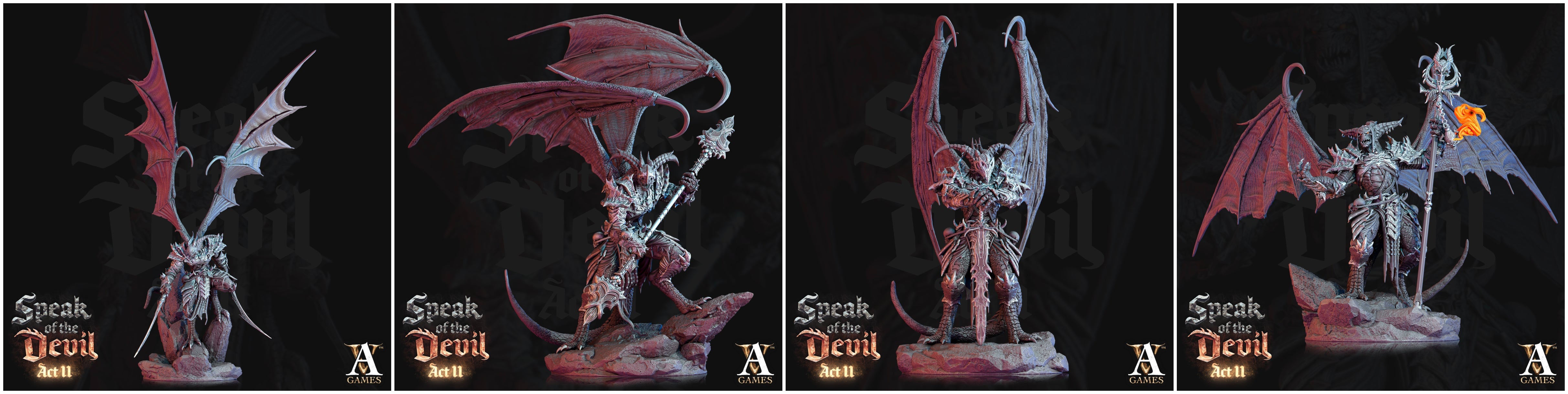 3D Printed Archvillain Games Agonite Devil Speak of the Devil Act II 28 32mm D&D (Online Only)