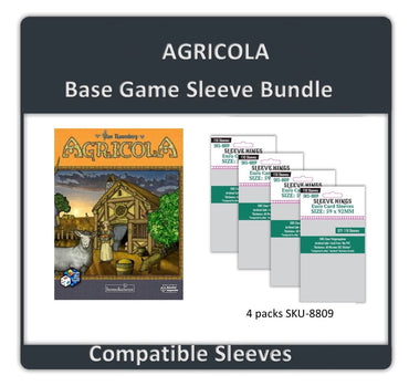 "Agricola" Base Game Compatible Sleeve Bundle (8809 X 4) (ONLINE ORDER ONLY)