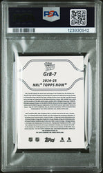 Graded 2024 Topps Now Alex Ovechkin #7 The GR8 Chase Sticker Hockey Card PSA 8 Near Mint (ONLINE ORDER ONLY)