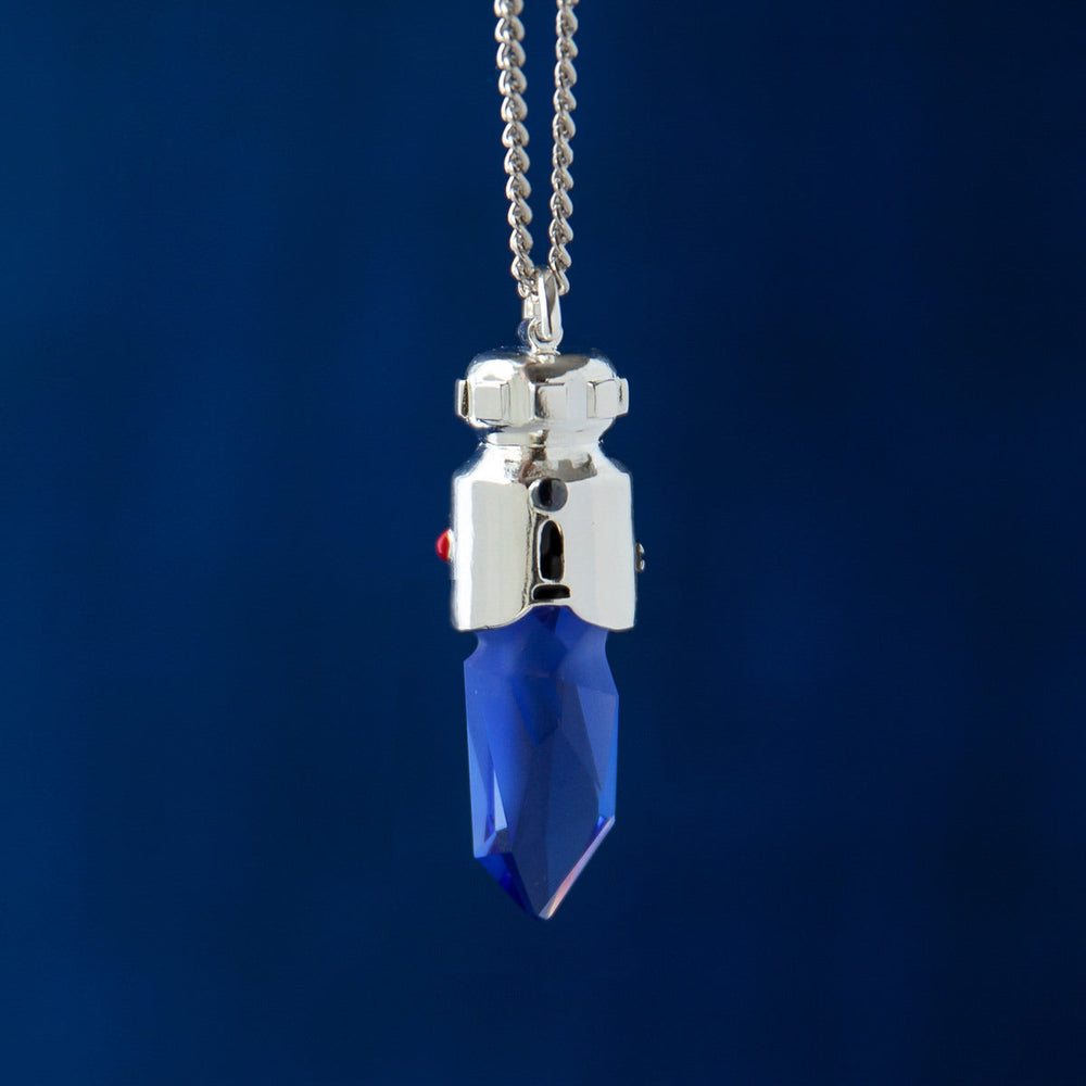 Star Wars X RockLove Padawan Ahsoka Tano Blue Kyber Crystal Necklace (ONLINE ORDER ONLY)