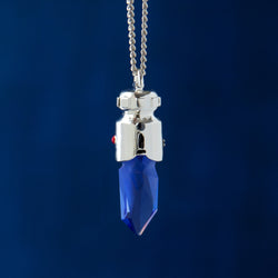Star Wars X RockLove Padawan Ahsoka Tano Blue Kyber Crystal Necklace (ONLINE ORDER ONLY)