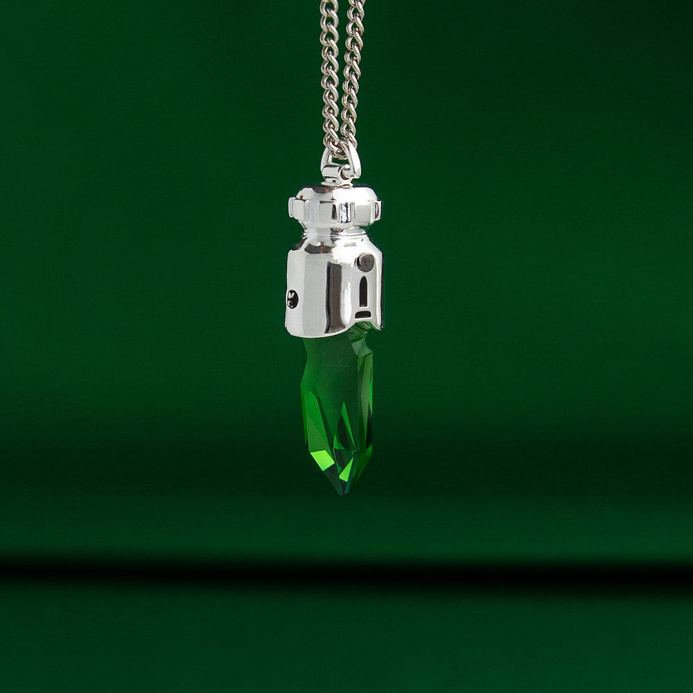 Star Wars X RockLove Padawan Ahsoka Tano Green Kyber Crystal Necklace (ONLINE ORDER ONLY)