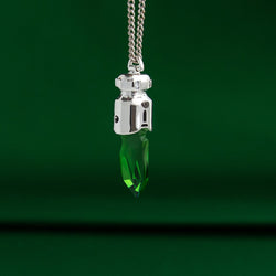 Star Wars X RockLove Padawan Ahsoka Tano Green Kyber Crystal Necklace (ONLINE ORDER ONLY)