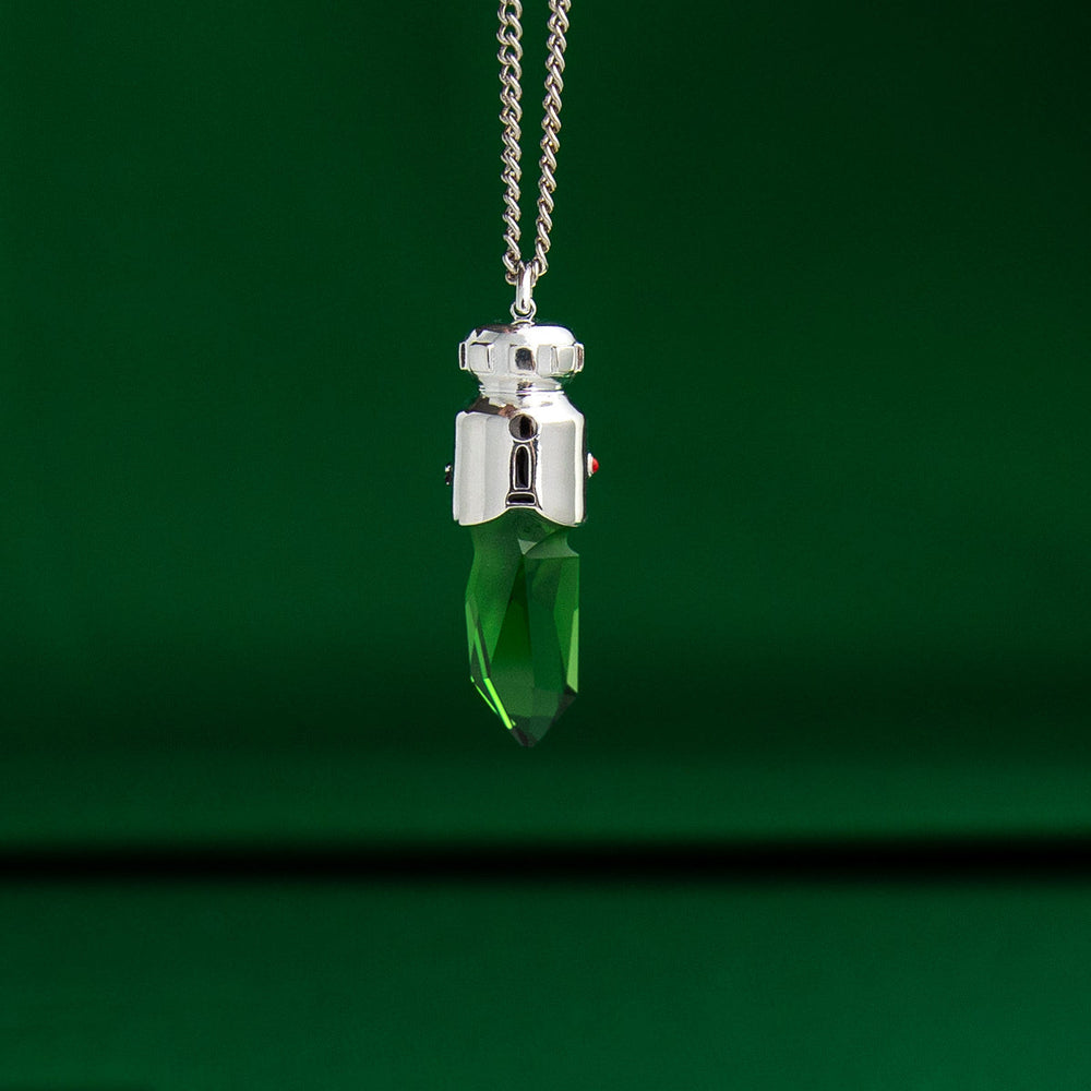 Star Wars X RockLove Padawan Ahsoka Tano Green Kyber Crystal Necklace (ONLINE ORDER ONLY)