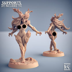 3D Printed Artisan Guild Aidreth Treeborn Deepwood Alfar Set 28mm 32mm (Online Only)