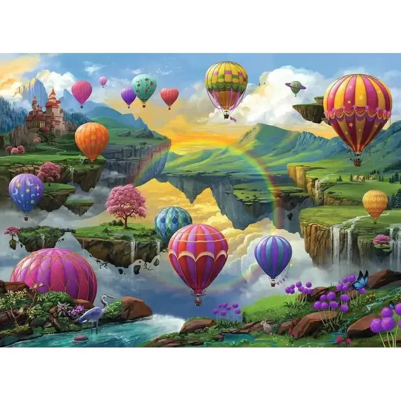 Air Balloon Valley by Nathanael Mortens 500 Piece Jigsaw Puzzle Ravensburger