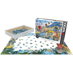 Air Balloons Over Cappadocia Turkey 1000 Piece Jigsaw Puzzle Eurographics (ONLINE ORDER ONLY)