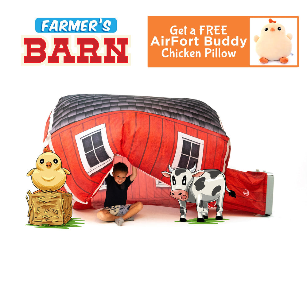 Farmers Barn + FREE AirFort Buddy Chicken Pillow (While Supplies Last!) (ONLINE ORDER ONLY)