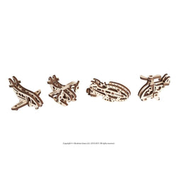 Aircraft Fidgets Set of 4 3D Wood Model Kit UGEARS (ONLINE ORDER ONLY)