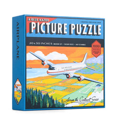 Airplane 1000 Piece Jigsaw Puzzle Blue Kazoo (ONLINE ORDER ONLY)