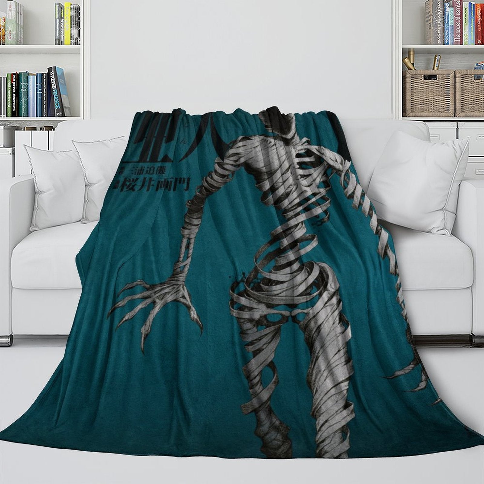 Ajin Demi-Human Blanket Flannel Fleece Throw Room Decoration (Online Order Only)