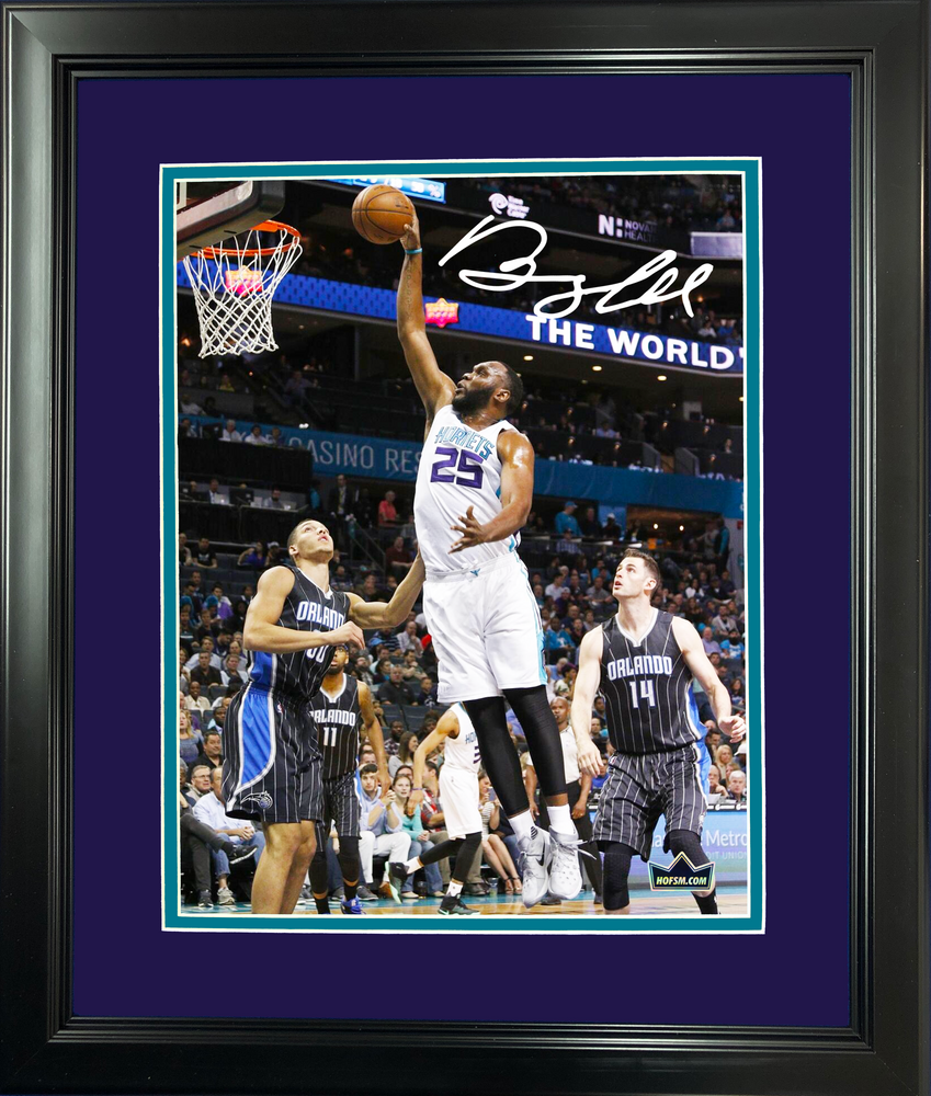 Framed Al Jefferson Facsimile Laser Engraved Signature Auto 11"x14"Basketball Photo HOFSM Holo (ONLINE ORDER ONLY)