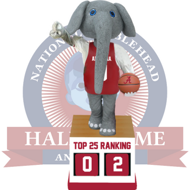 Alabama Crimson Tide Basketball Top 25 Ranking Tracker Bobblehead (Presale) (ONLINE ORDER ONLY)