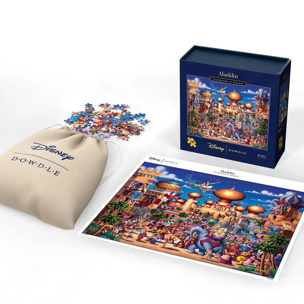 Aladdin Celebration in Agrabah 500 Piece Jigsaw Puzzle Disney x Dowdle (ONLINE ORDER ONLY)
