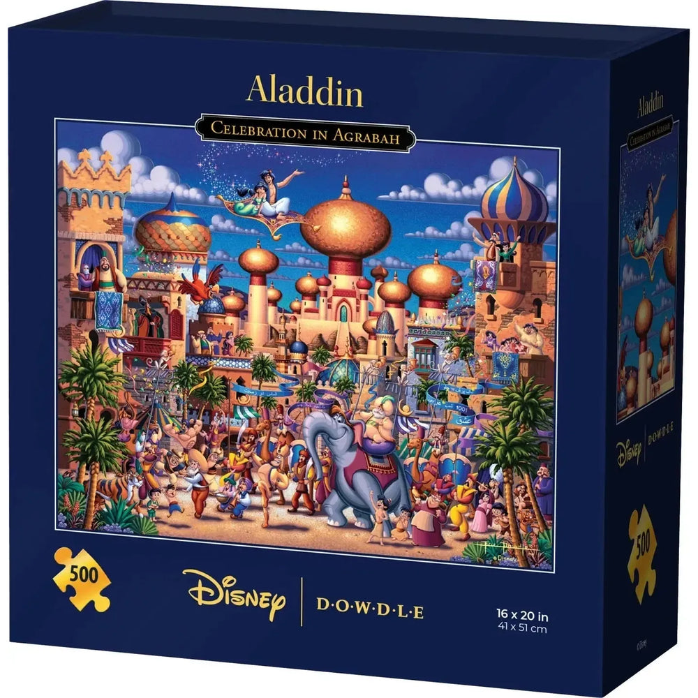 Aladdin Celebration in Agrabah 500 Piece Jigsaw Puzzle Disney x Dowdle (ONLINE ORDER ONLY)