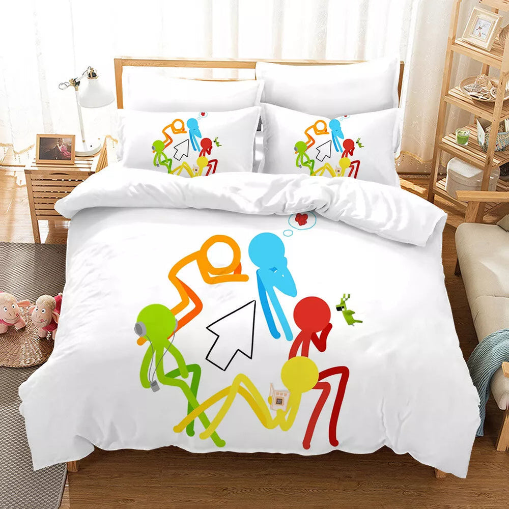 Alan Becker Bedding Set Quilt Cover Without Filler (Online Order Only)