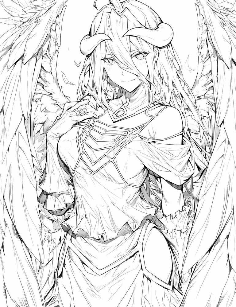 Albedo: Seraph of Colors | Anime Coloring Page by Infinite Visibility (ONLINE ORDER ONLY)