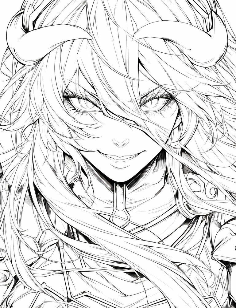 Albedo: The Supreme Succubus - Overlord Anime Coloring Page | Infinite Visibility (ONLINE ORDER ONLY)